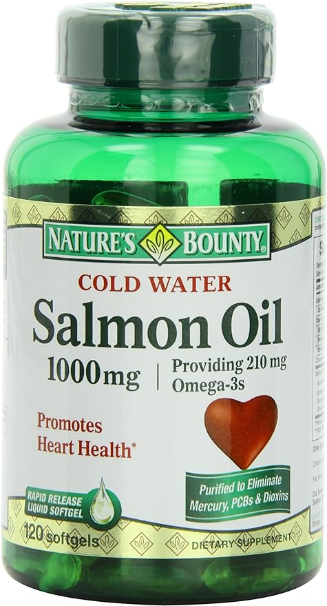 Nature'S Bounty Salmon Oil 1000Mg Softgel 120'S
