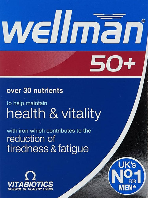 Vitabiotics Wellman 50 Plus Tablet, 30's