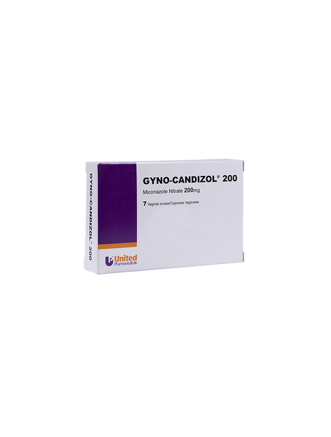 Gyno Candizol 200 Mg Vaginal Ovules 7'S