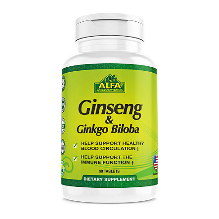 Alfa Ginseng And Ginkgo Biloba Tablet 90's