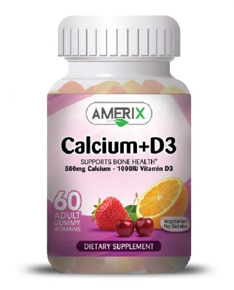 Amerix Calcium Plus Vitamin D3 Adult Gummy 60's