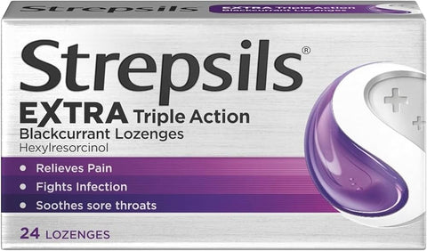 STREPSILS BLACKCURRANT 24S