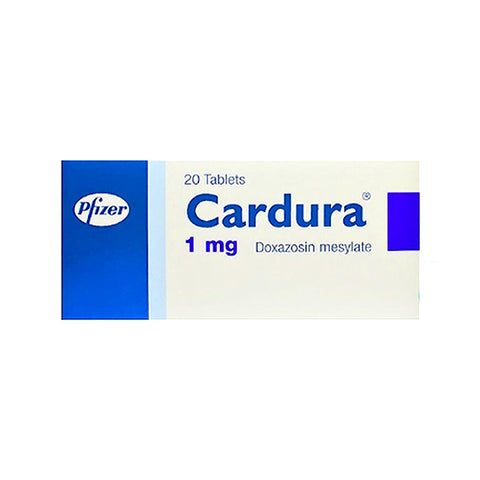 Cardura 1 Mg Tablet 20's