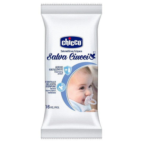 Chicco 16 Pieces Cleansing Wipes for Soother