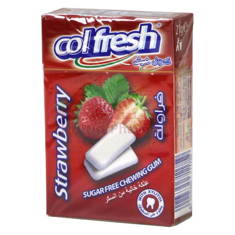 Col-Fresh Strawbery Chewing Gum 21 GM