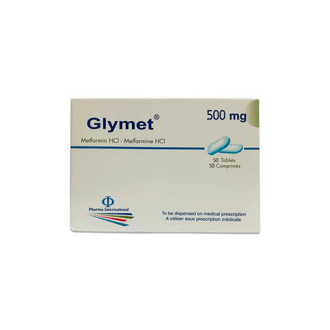 Glymet 500 Mg Tablet, 50's