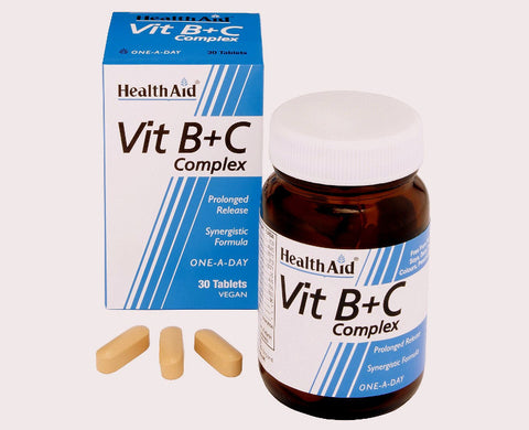 Health Aid Vitamin B+C Complex Tablet, 30's