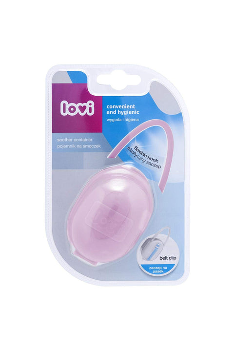 Lovi Soother Container Rose (13/111) - 0m+