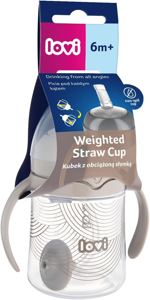LOVI First cup with weighted straw (Harmony-35/367), 150 Ml - 6m+