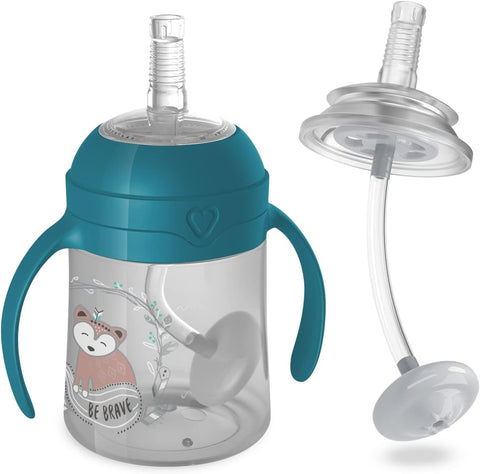 Lovi First cup with weighted straw (Indian Summer - 35/362), 150 Ml - 6m+