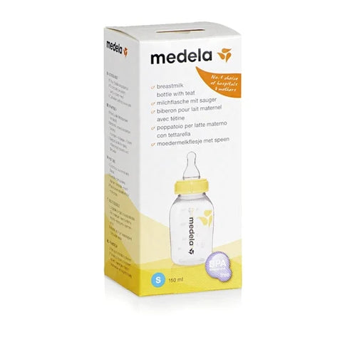 Medela Breast Milk Bottle With Nipple, 150 ML