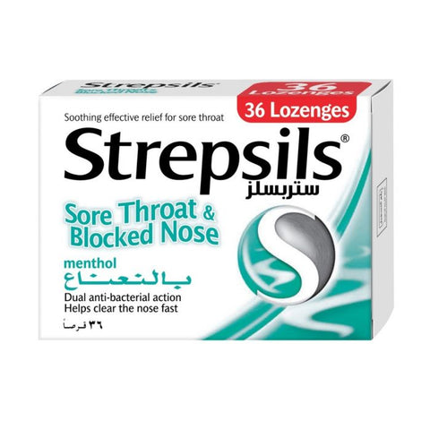 STREPSILS MENTHOL 36S