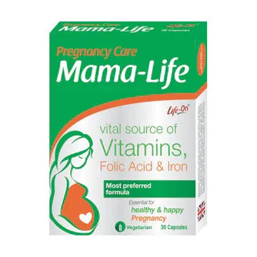 LIFE ON MAMA-LIFE CAPSULE 30'S - - Essential Supplements, Pregnancy Care, Vitamins & Minerals, Women Care - - PharmaCare Online