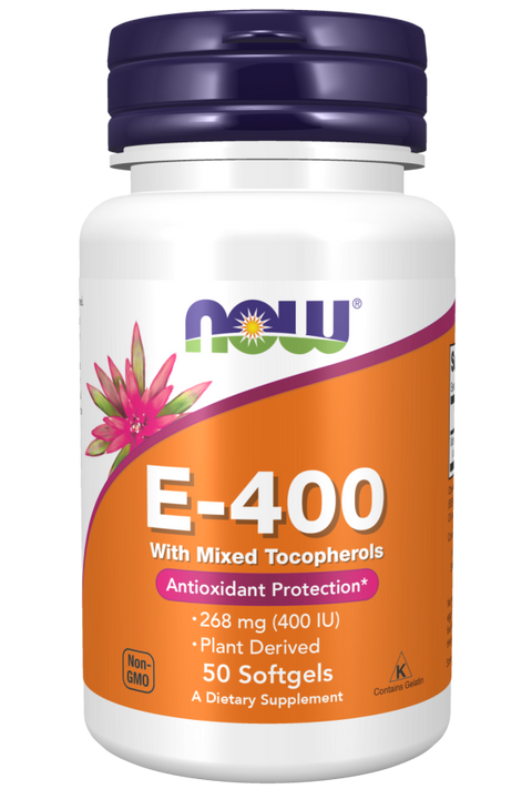 Now Vitamin E-400Iu, Softgels 50'S