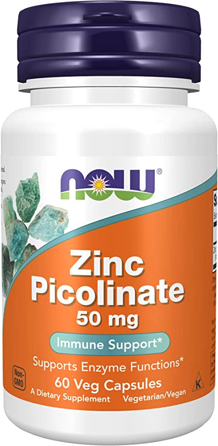 Now Zinc Picolinate 50Mg Capsule 60'S