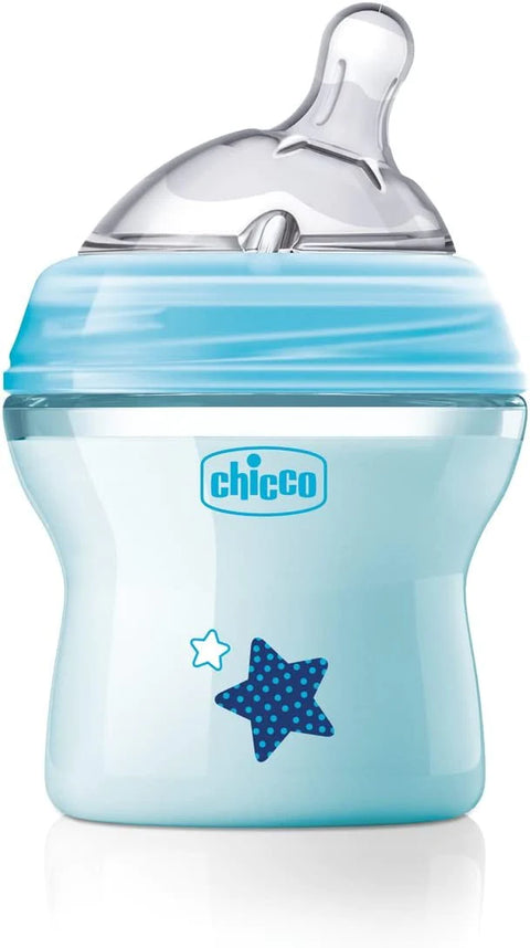 Chicco Natural Feeling Feeding Bottile Blue (0M+),150 ML