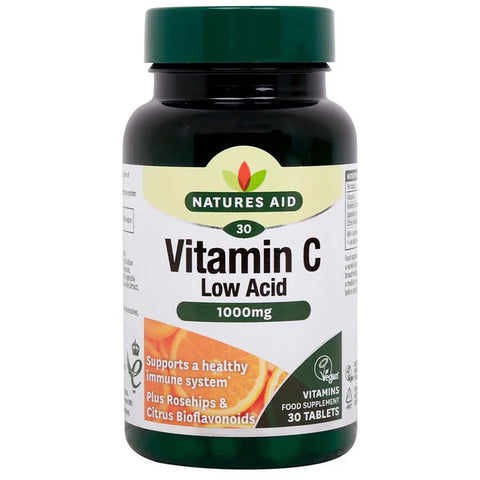 Natures Aid Vitamin C 1000Mg Low Acid Tablet 30'S