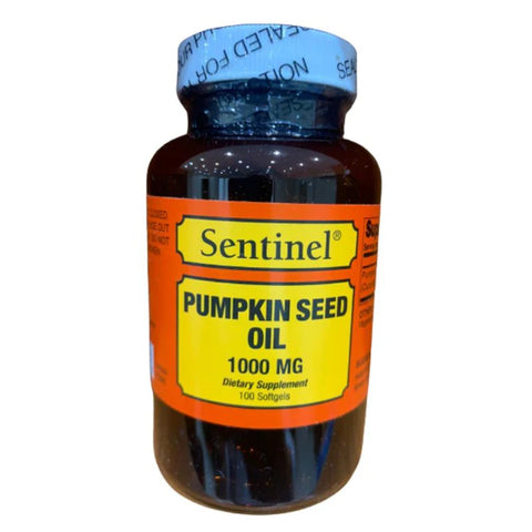 Sentinel Pumpkin Seed Oil 1000mg Softgels