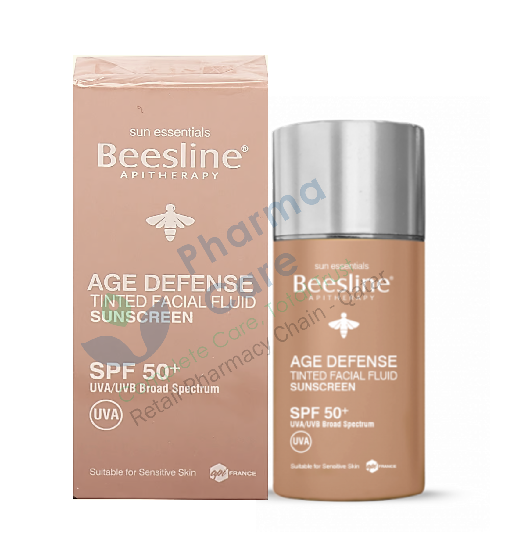 Beesline A D Tinted Facial Fluid Sun Spf 50 40 ML PharmaCare Online beesline-a-d-tinted-facial-fluid-sun-spf-50-40-ml-pharmacare-online