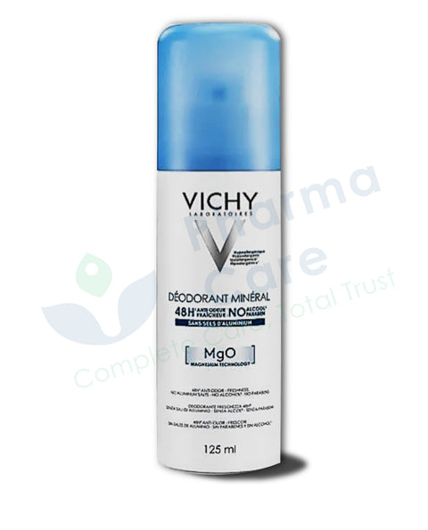 Vichy 48Hr Deo Spray Mineral, 125Ml