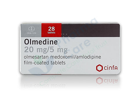 OLMEDINE 20/5MG TAB 28s