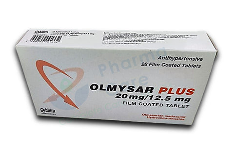 OLMYSAR PLUS 20MG/12.5MG TAB 28s