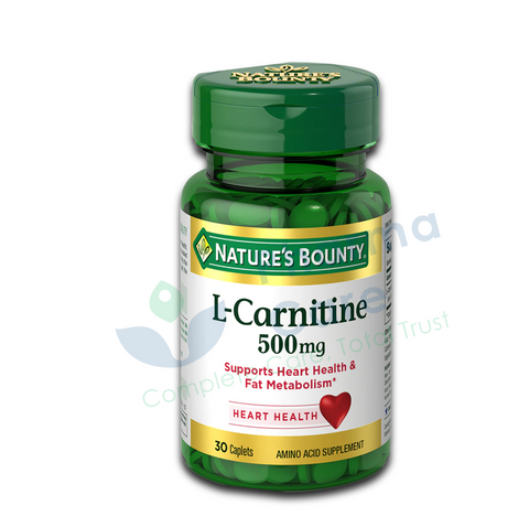 NATURE'S BOUNTY L-CARNITINE 500MG CAP30S