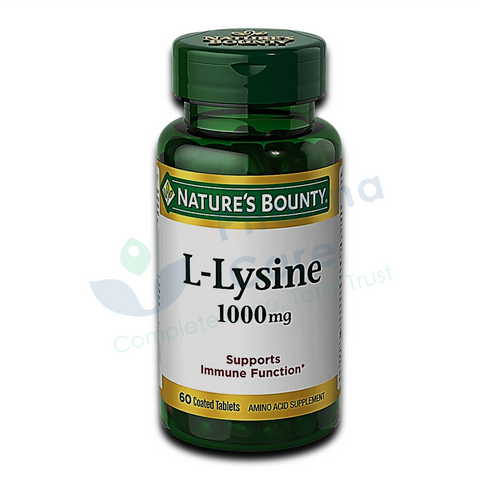 NATURE'S BOUNTY L-LYSINE 1000MG TAB 60s