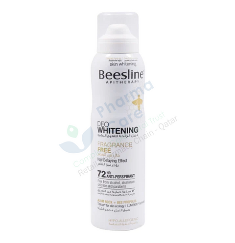 Beesline Deo Whitening Fragrance Free 72 Hours Spray 150 ML