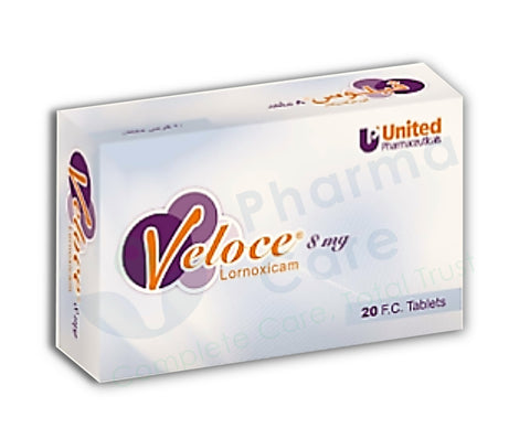 Veloce 8Mg Tab 20S