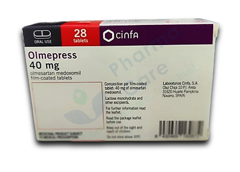 OLMEPRESS 40MG TAB 28s