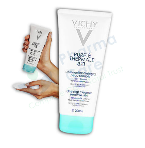 Vichy One Step Cleanser For Face & Eye 200Ml