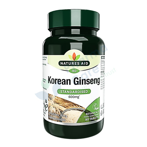 Natures Aid Korean Ginseng 90s