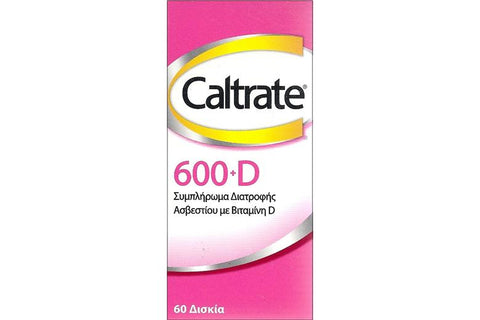 Caltrate 600/Vitamin D Tablet 60's