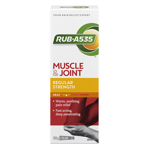 Rub-A535 Regular Strength Heating Cream, 100 Gm