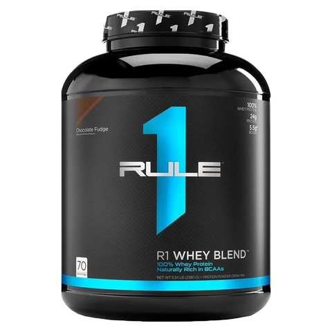 Rule 1 Whey Blend Protien - Chocolate Fudge, 5.02 Lbs