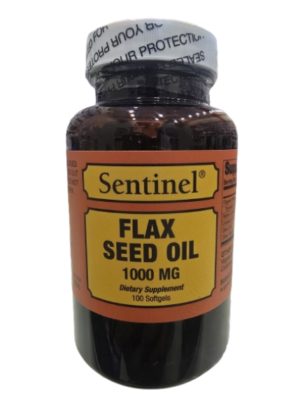 Sentinel Flax Seed Oil 1000mg 100s