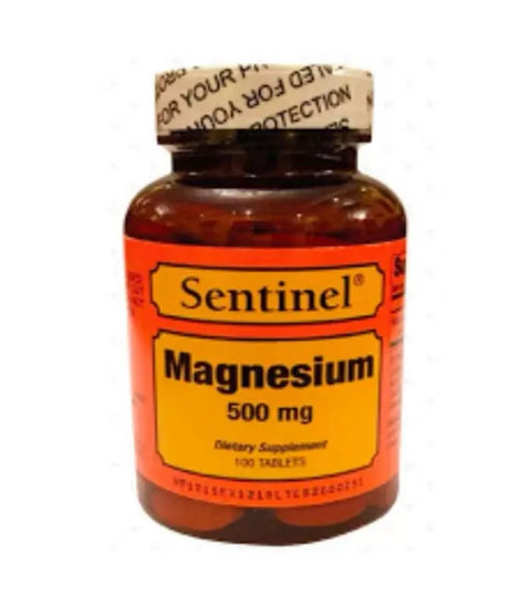 SENTINEL MAGNESIUM 500MG TABLET 100'S - - Nutrition, Vitamins&Minerals - - PharmaCare Online