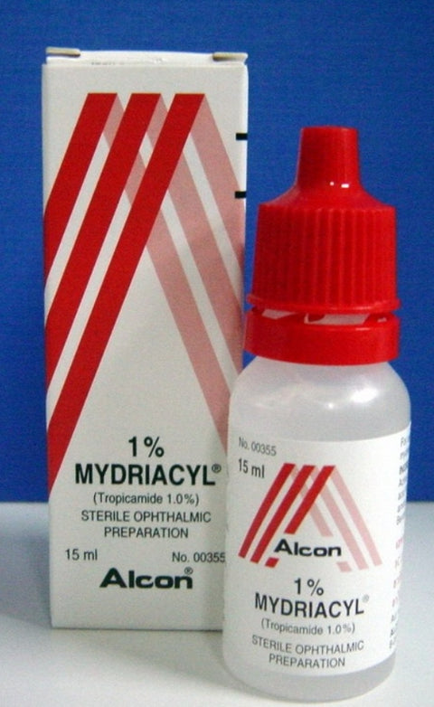 Mydriacyl 1% eye drops