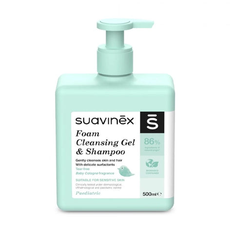 Suavinex Foam Cleansing Gel & Shampoo 500ml