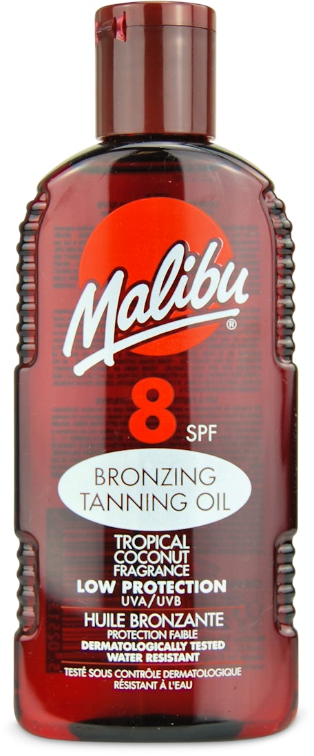 Malibu 8 Spf Tanning Oil, 200 ML