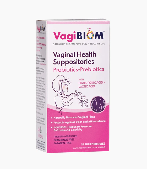 Vaginal Probiotic-Prebiotics -Fragrance-free Suppository 5s