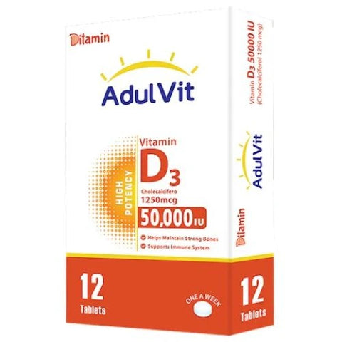 Ditamin Adulvit Vit D3 50,000IU Tablets