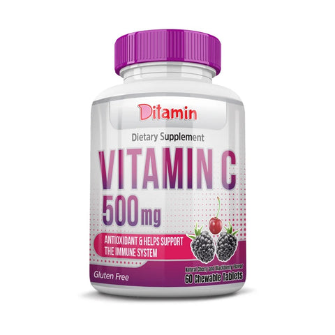 Ditamin Vitamin C 500Mg Chewable Tablet 60's