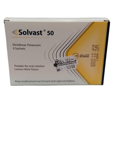 Solvast 50Mg Powder For Oral Solution Sachet 9'S