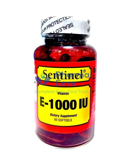 سينتينل فيتامين هـ 1OOO IU CAP 50S