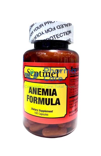 Sentinel Anemia Formula Capsules, 100s