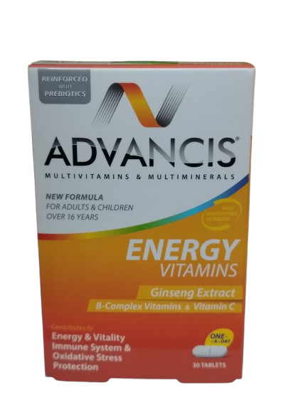 Advancis Energy Vitamins Tablets 30s