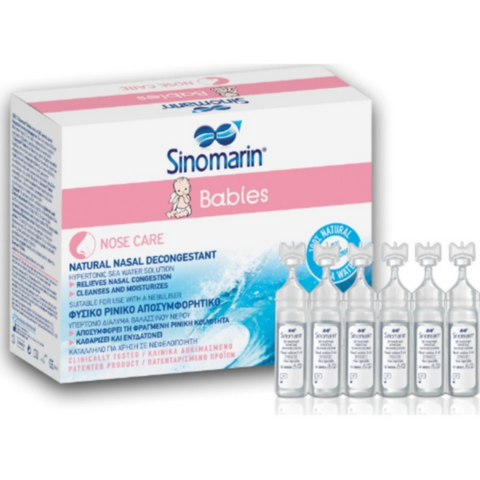 Sinomarin Babies Saline, 5 ML Vials
