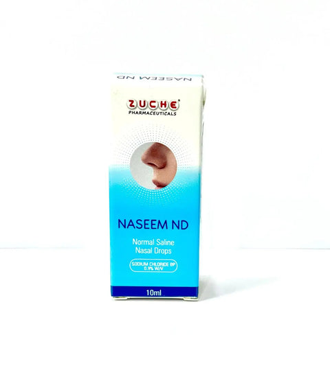 Zuche Naseem Nd Normal Saline Nasal Drops 10 Ml